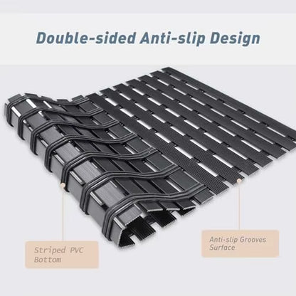 Modern Eco-Friendly PVC Spa Bath Mat Anti-Slip Hydrophobic Household Bath Mat Anti-Slip Design for Safe Footing