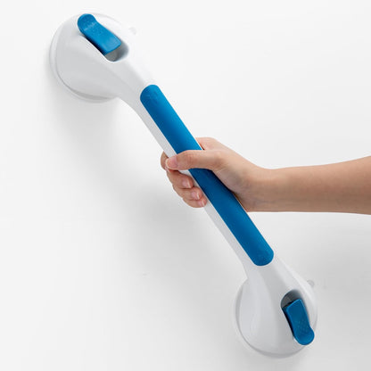 Shower Grab Bars,Suction Shower Handles,Glow in the Dark,16.8",Blue | Safety for Showers,Bathtubs,Toilet,Elderly&Seniors,Bathroom Grip Bar Heavy Duty Handrails,No Drilling Removable Waterproof,G9