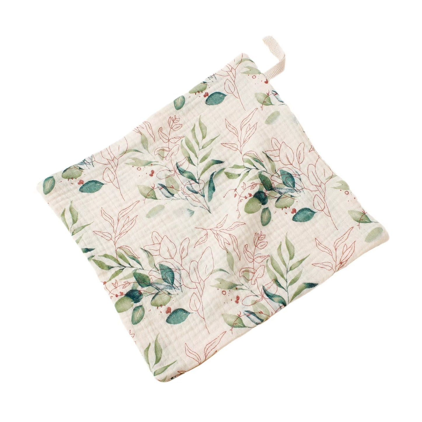 Multicolor 100% Natural Premium Cotton Muslin Washcloths Soft Newborn Face Towel Wash Cloth for Sensitive Skin