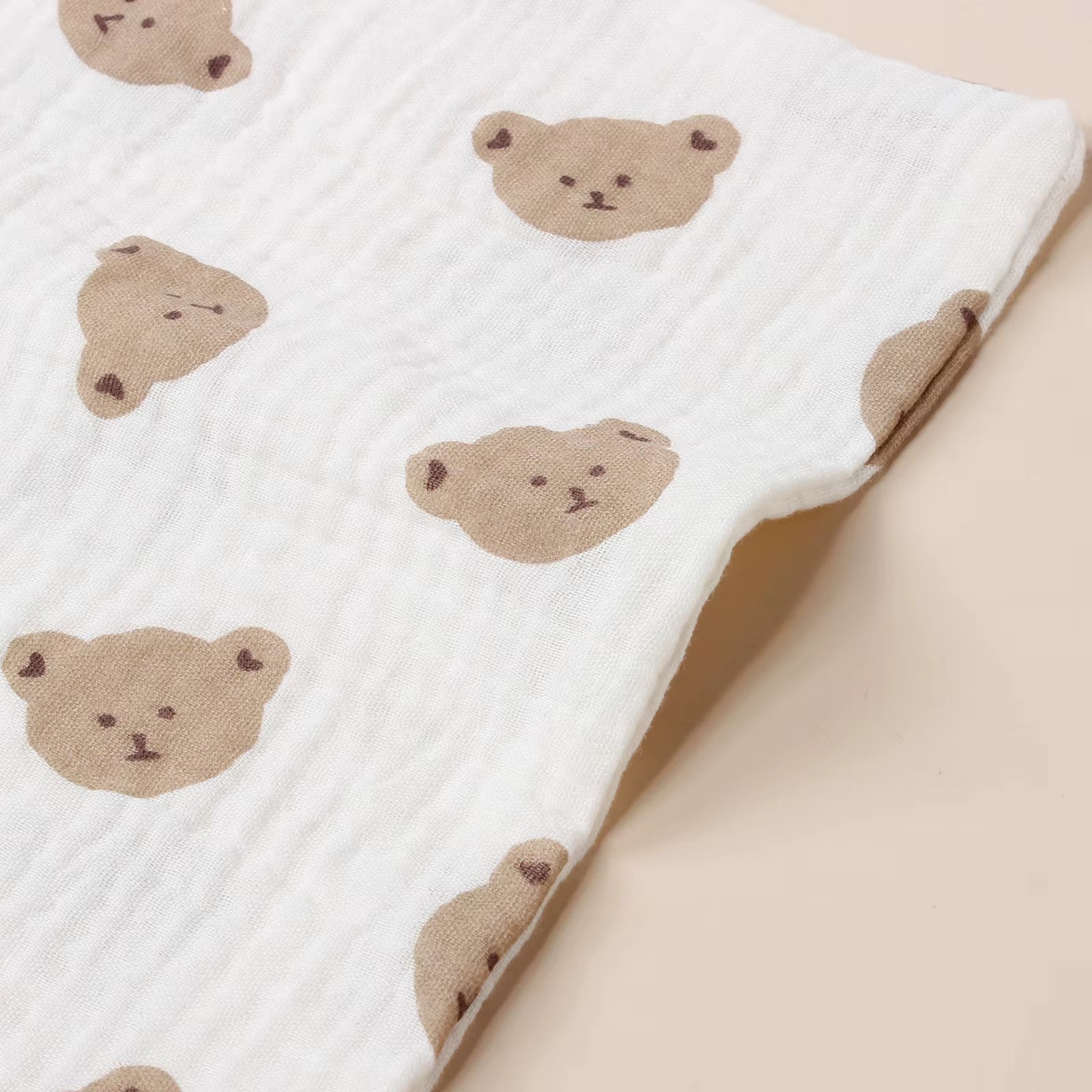 Multicolor 100% Natural Premium Cotton Muslin Washcloths Soft Newborn Face Towel Wash Cloth for Sensitive Skin